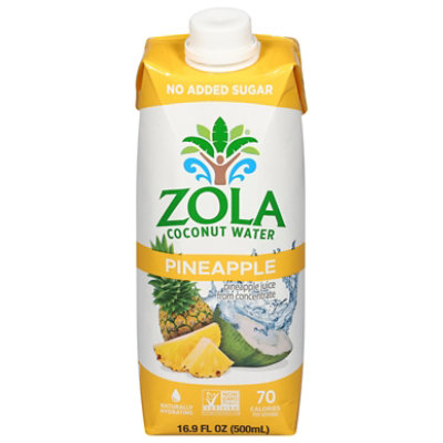 Zola Pineapple Coconut Water - 16.9 FZ - Image 3