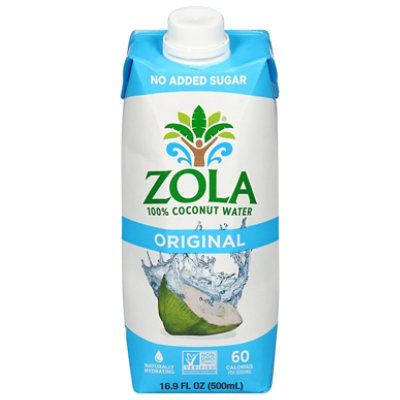 Zola Coconut Water Original - 16.9 FZ - Image 2