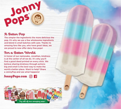 Jonny Pops Organic Cotton Candy Cloud Pop 8pk Pops - 14.8 FZ - Image 6