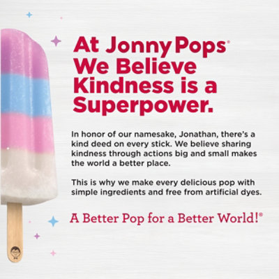 Jonny Pops Organic Cotton Candy Cloud Pop 8pk Pops - 14.8 FZ - Image 6