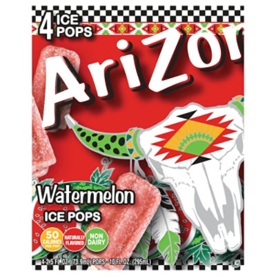 Arizona Ice Pops Watermelon 4/pk - 9 OZ - Image 3