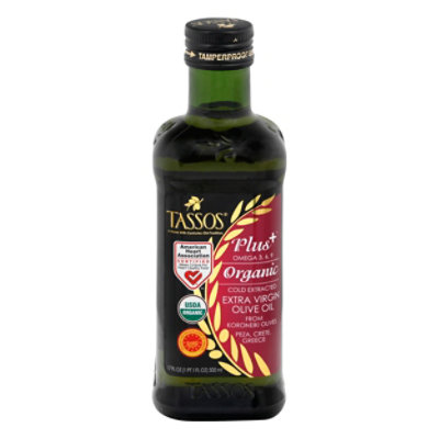 Tassos Organic Plus Olive Oil - 17 OZ - Image 3