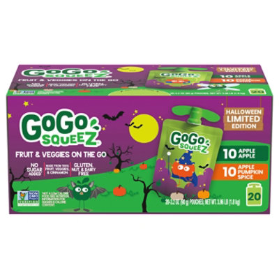 Gogosqueez Fruit Variety Pack 2x20x90g Halloween - 3.96 LB - Image 3