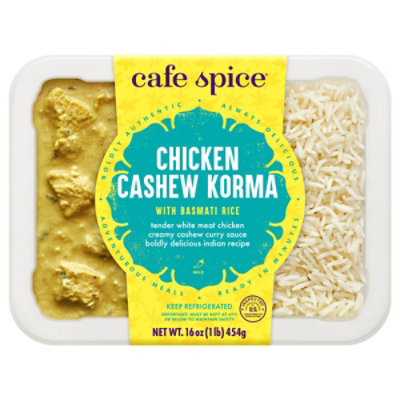 Cafe Spice Korma Chckn Cshw Bas Rice - 16 OZ - Image 1