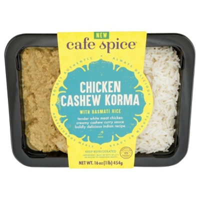 Cafe Spice Korma Chckn Cshw Bas Rice - 16 OZ - Image 1