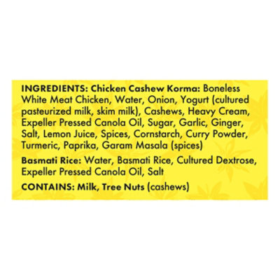 Cafe Spice Korma Chckn Cshw Bas Rice - 16 OZ - Image 4