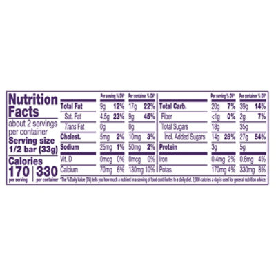 Cadbury Dairy Milk Fruit & Nut King Size Bar - 2.3 OZ - Image 4