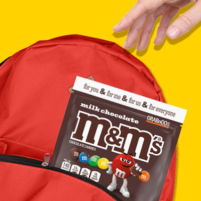 M&ms Milk Chocolate Stand Up Pouch 5 Ounces Per Bag - 5 OZ - Image 5