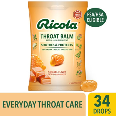 Ricola Throat Balm 34ct - 34 CT - Image 1