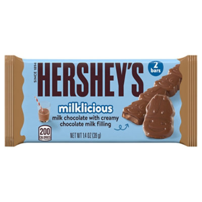 Hersheys Milklicious Milk Chocolate With Creamy Chocolate Milk Filling Cow-shaped Pieces Standard - 1.4 OZ - Image 3