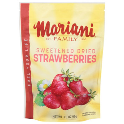 Mariani Sweetened Dried Strawberries 3.5oz - 3.5 OZ - Image 2