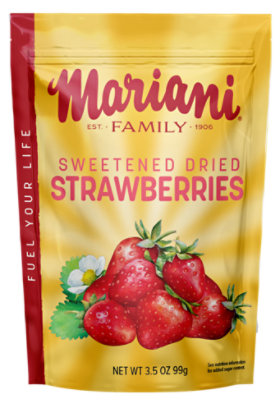 Mariani Sweetened Dried Strawberries 3.5oz - 3.5 OZ - Image 1