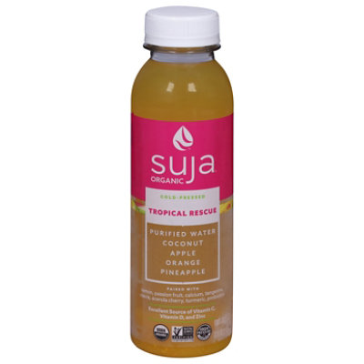 Suja Organic Tropical Rescue Cold Pressed Juice 12fz - 12 FZ - carrsqc