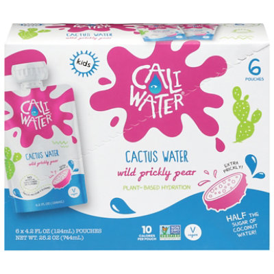 Caliwater Prickley Pear Cactus Water - 6-4.2 Fl. Oz. - Image 1