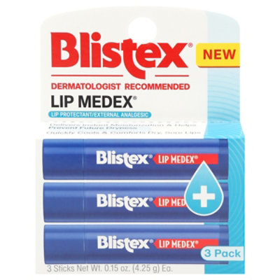 Blistex Lip Medex 3-pack - .45 OZ - Image 1