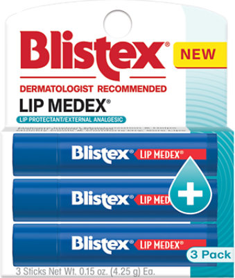 Blistex Lip Medex 3-pack - .45 OZ - Image 1