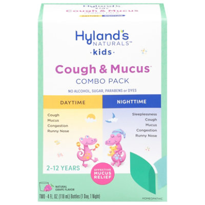 Hylands Naturals Kids Cough & Mucus Combo - 8 OZ - Image 2