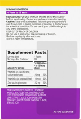 Zarbees Childrens Immune Support D-f Trop Fruit Chw Tab 28ct - 28 CT - Image 5