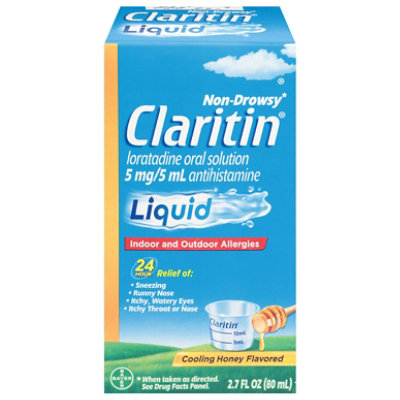 Claritin 10mg Cooling Honey Syrup 2.7oz - 2.7 FZ - Image 3