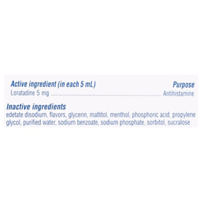 Claritin Cooling Honey Syrup 10 Mg - 8 Fl. Oz. - Image 4
