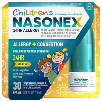 Nasonex 24hr Childrens Allergy Relief 30 Spray - 0.25 FZ - Image 3