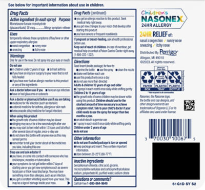 Nasonex 24hr Childrens Allergy Relief 30 Spray - 0.25 FZ - Image 5