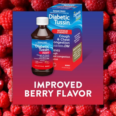 Diabetic Tussin Cough & Chest Congestion Dm Max 8 Oz - 8 FZ - Image 4