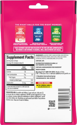 Halls Strawberry Lemonade Cough Drops 25 Ct - 25 CT - Image 5