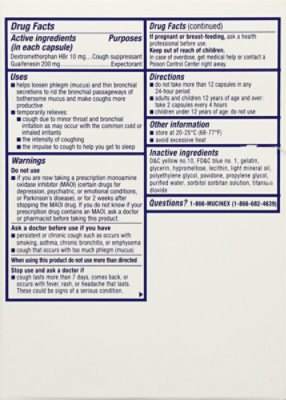 Mucinex Fast-Max Severe Congestion & Cough Liquid Gels - 16 Count - Image 4