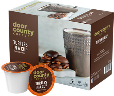 Door County Coffee Turtles In A Cup K-cup 10 Count - 10 CT - Image 1