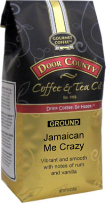 Door County Coffee Jamaican Me Crazy 10 Ounce Ground - 10 OZ - Image 1
