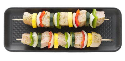 Chicken Kabobs With Vegetable California Garlic Seasoning - LB - Image 1