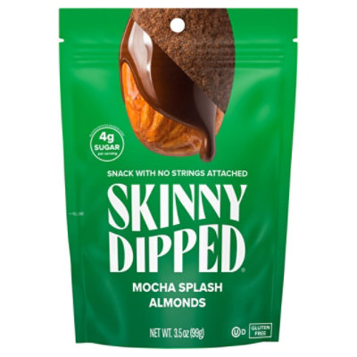 SkinnyDipped Mocha Splash Almonds Pouch - 3.5 Oz - Image 3