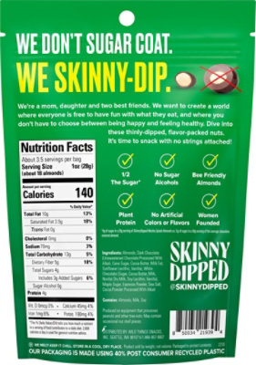 SkinnyDipped Mocha Splash Almonds Pouch - 3.5 Oz - Image 6