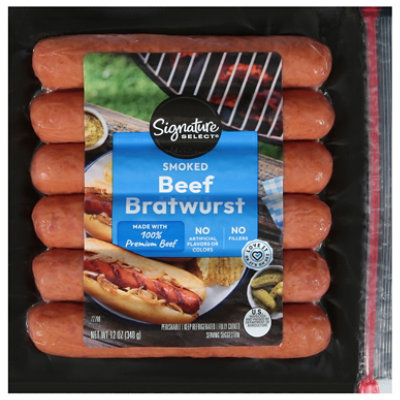 Signature Select Sausage Beef Bratwurst - 12 Oz - Image 1