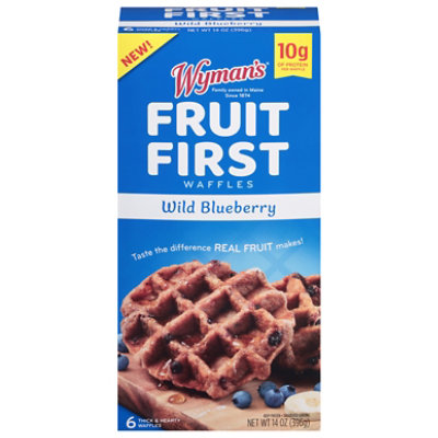 Wymans Wild Blueberry Waffles 14 Oz - 14 OZ - Image 3