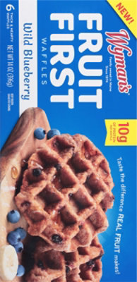 Wymans Wild Blueberry Waffles 14 Oz - 14 OZ - Image 6