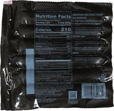 Signature Select Jalapeno Cheddar Sausage - 14 Oz - Image 6