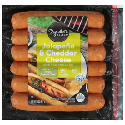 Signature Select Jalapeno Cheddar Sausage - 14 Oz - Image 1