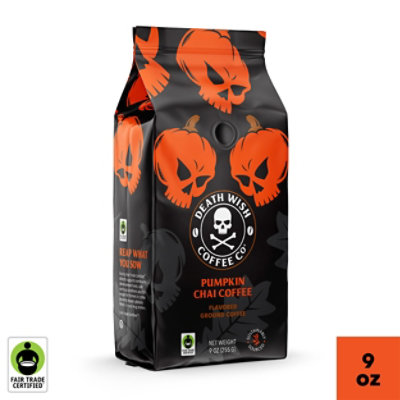 Death Wish Coffee Chai Pumpkin Ground - 9 OZ - Image 1