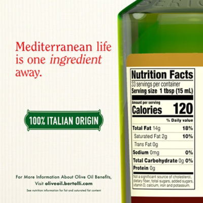 Bertolli Extra Virgin Olive Oil D'italia 16.9oz - 16.9 FZ - Image 6