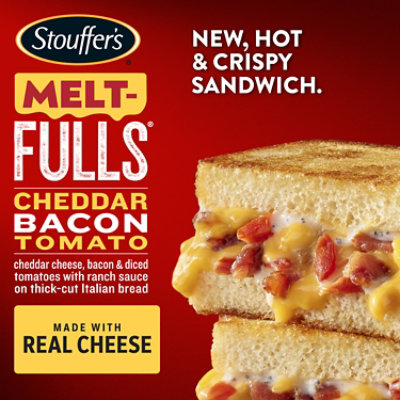 Stouffer's Frozen Meal Cheddar Bacon Tomato Melt-full Sandwich 6.6oz Package - 6.6 OZ - Image 2