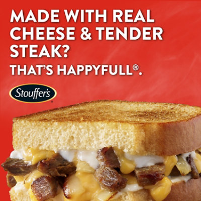 Stouffer's Frozen Meal Double Cheddar Steak Melt-full Sandwich 6.5oz Package - 6.5 OZ - Image 3