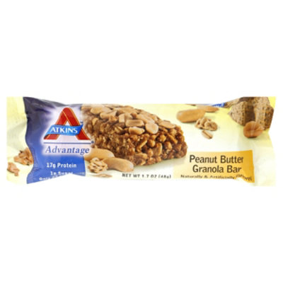 Atkins Meal Bar 1.69oz 48g Peanut Butter Granola - 48 GR - Image 1