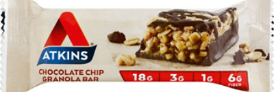 Atkins Chocolate Chip Granola Protein Bar - 1.7 OZ - Image 2