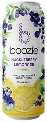 Boozie Spiked Huckleberry Lemonade Cans - 12 FZ - Image 1