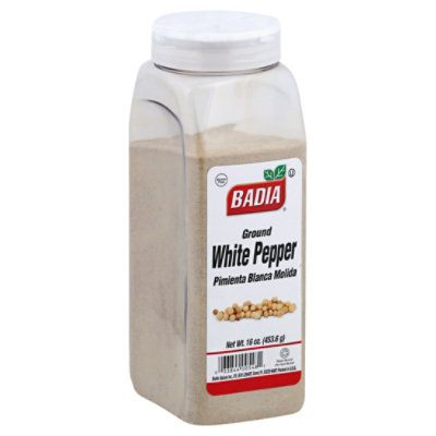 Badia Pepper White Ground - 16 OZ - Image 1