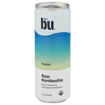 The Bu Kombucha Tropical Can - 12 OZ - Image 3