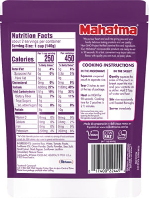 Mahatma Mexican Style Jasmine Rice - Pouch 8.8 Ounces - 8.8 OZ - Image 7