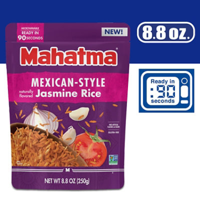 Mahatma Mexican Style Jasmine Rice - Pouch 8.8 Ounces - 8.8 OZ - Image 2